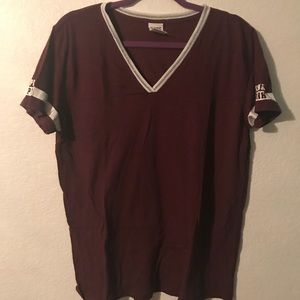 Maroon PINK by Victoria’s Secret T-shirt